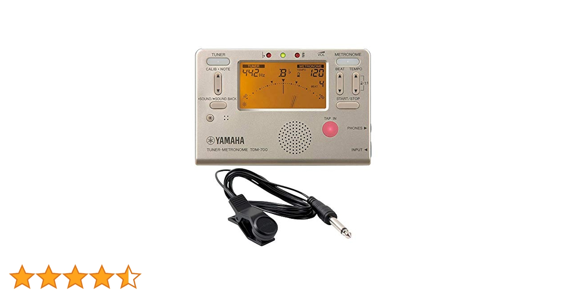 動作確認済み　YAMAHA TDM-700チューナー・メトロノーム Amazon.co.jp: ヤマハ YAMAHA TDM-700G チューナーメトロノーム